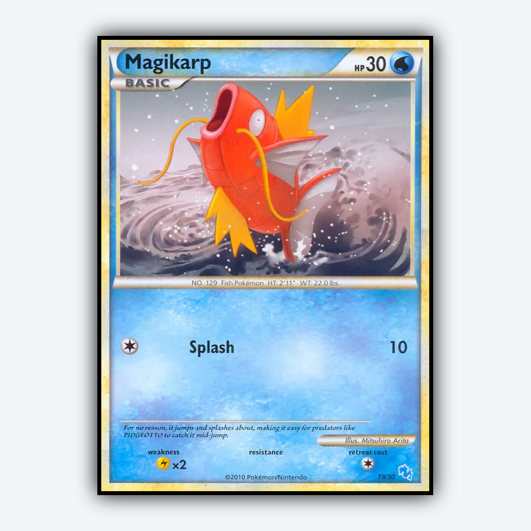 Magikarp 019/30 - HGSS Trainer Kit Gyarados Set - Card Rug