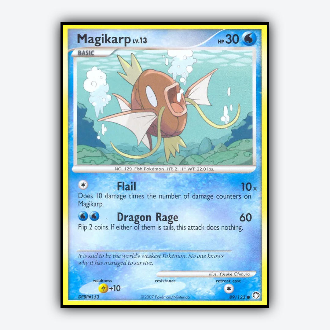 Magikarp 089/123 - Mysterious Treasures Set - Card Rug