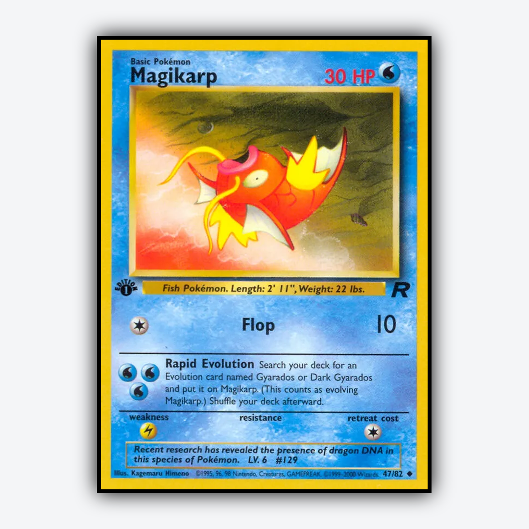 Magikarp 047/82 - Team Rocket Set - Card Rug