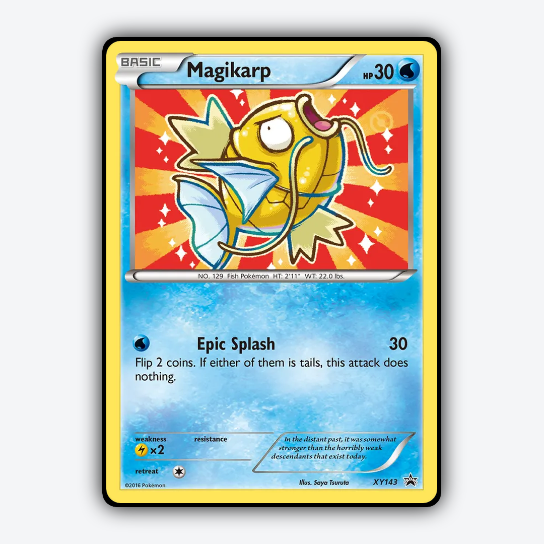 Magikarp #143 - XY Black Star Promos Set - Card Rug