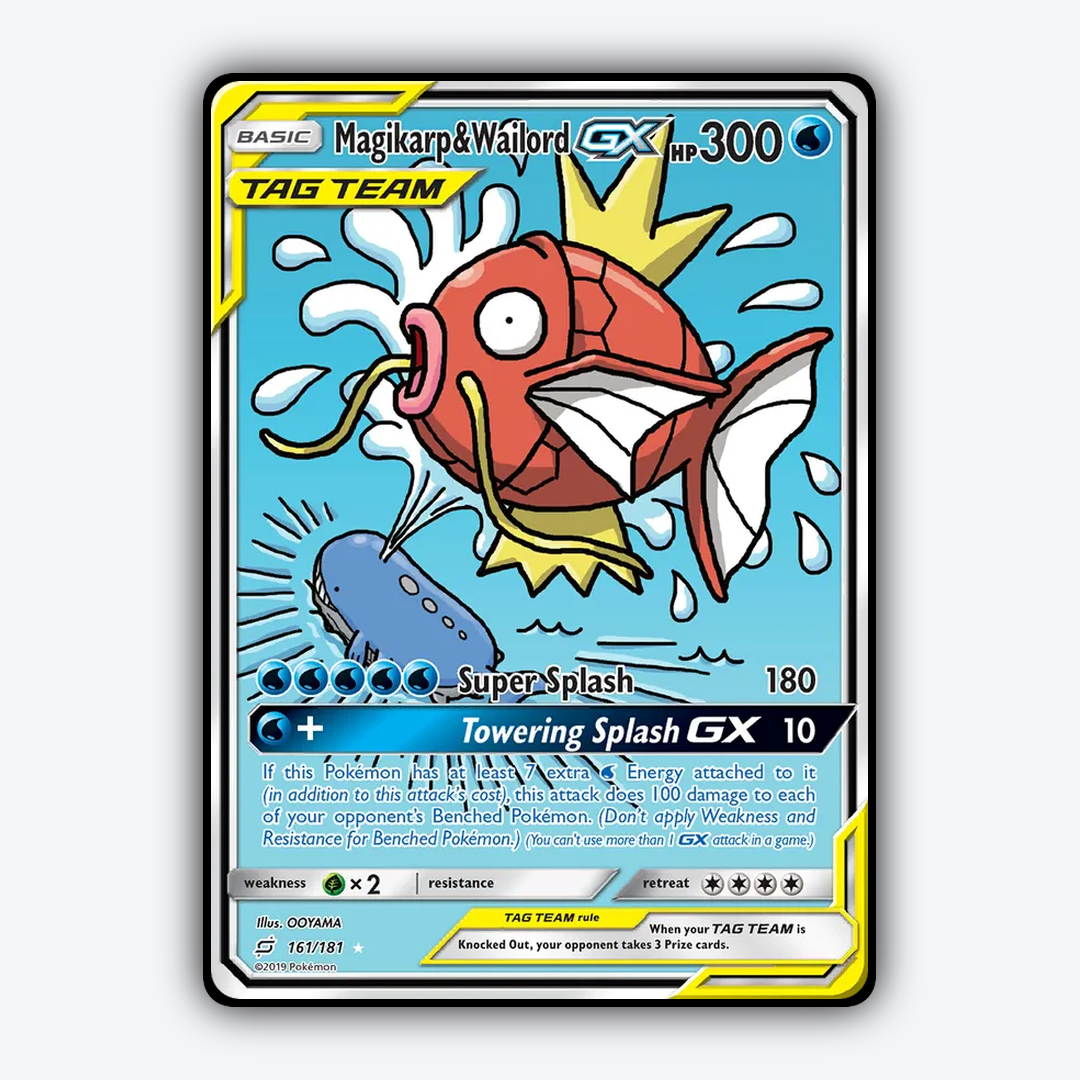 Magikarp & Wailord-GX 161/181 - Team Up Set - Card Rug