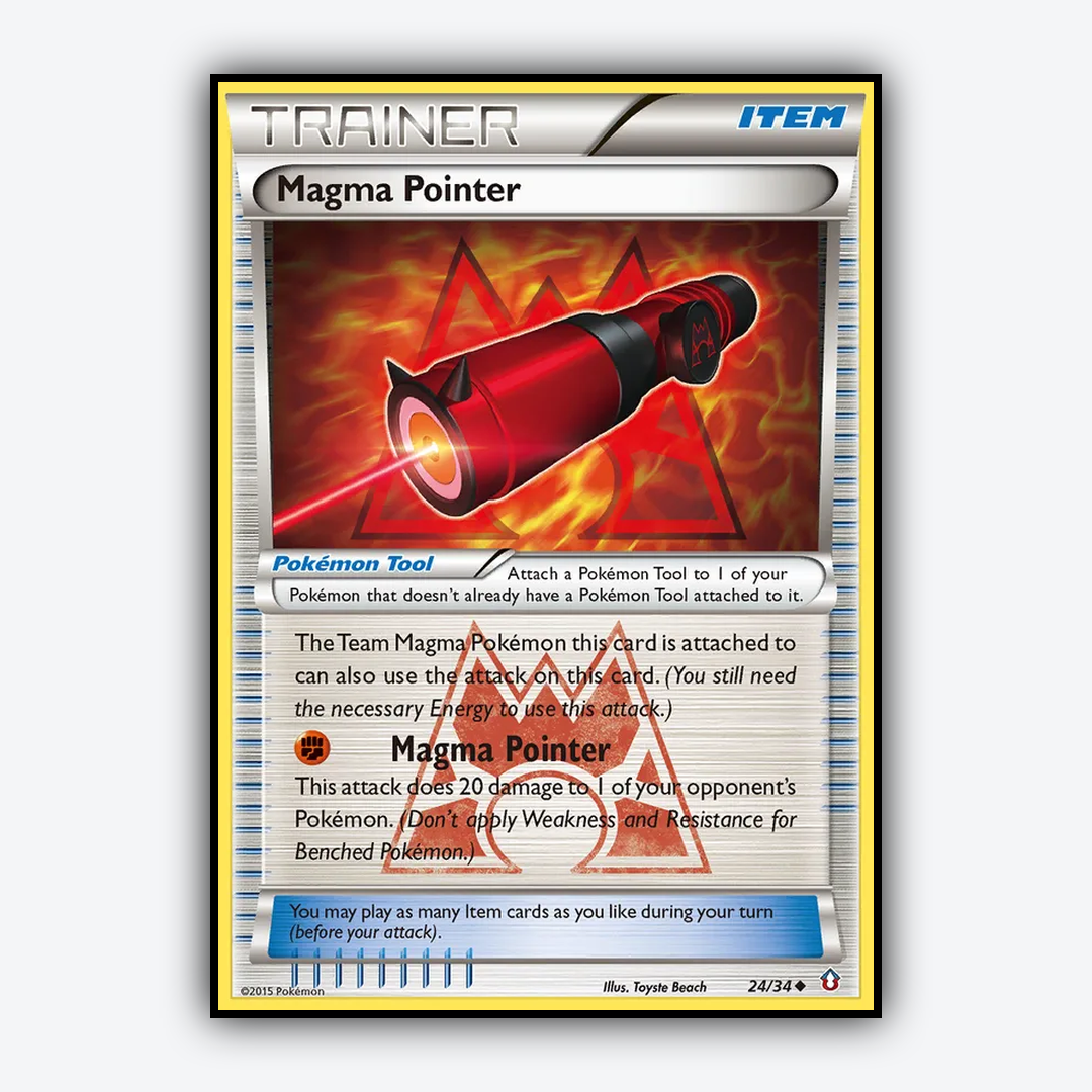 Magma Pointer 024/34 - Double Crisis Set - Card Rug