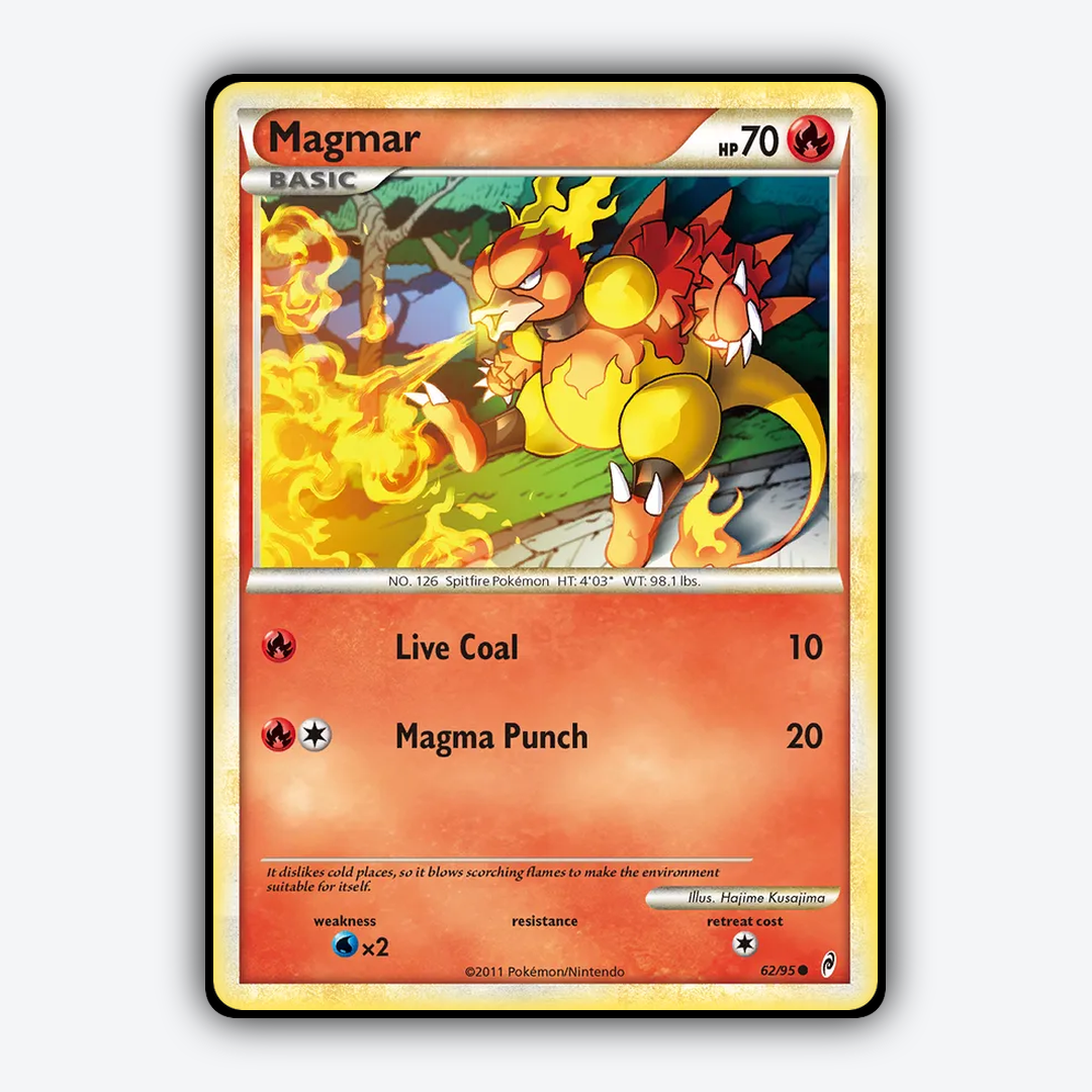 Magmar 062/106 - Call of Legends Set - Card Rug