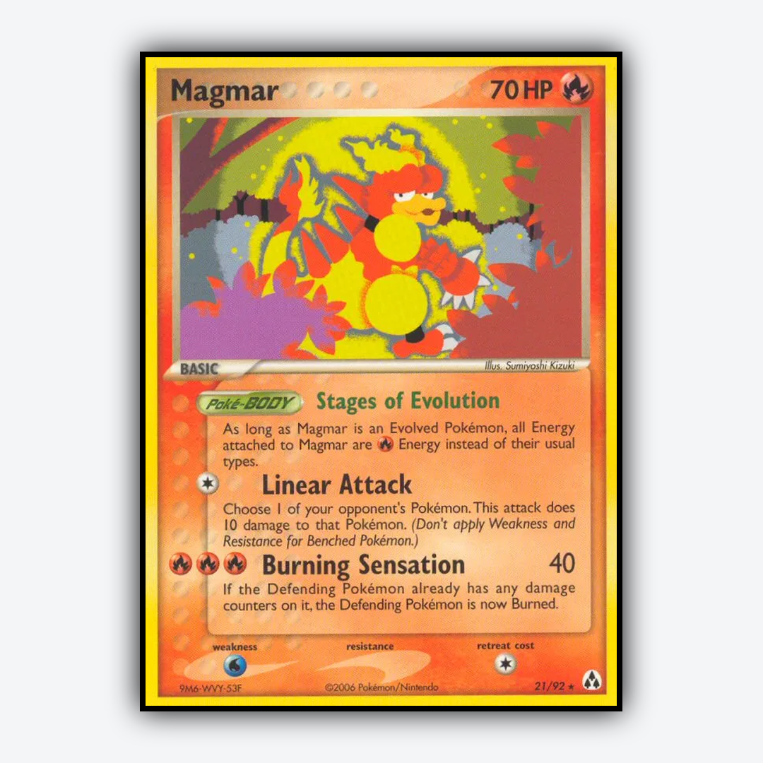 Magmar 021/92 - Legend Maker Set - Card Rug
