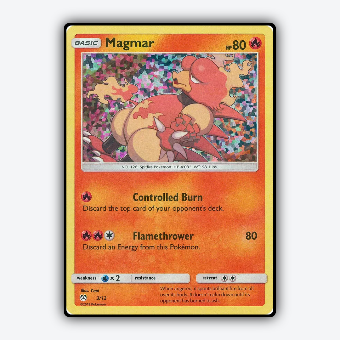 Magmar 003/12 - McDonald's Collection 2019 Set - Card Rug