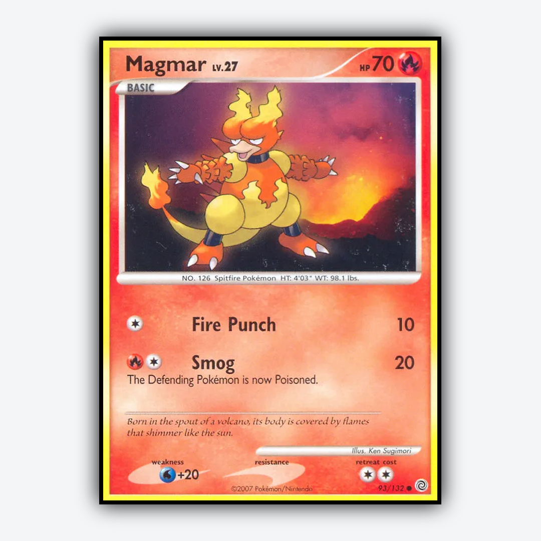 Magmar 093/132 - Secret Wonders Set - Card Rug