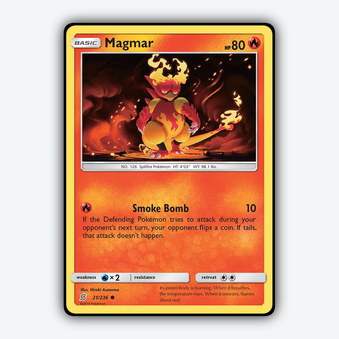 Magmar 021/236 - Unified Minds Set - Card Rug