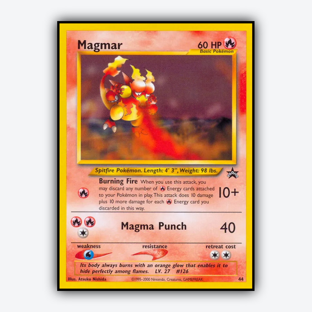 Magmar #44 - Wizards Black Star Promos Set - Card Rug