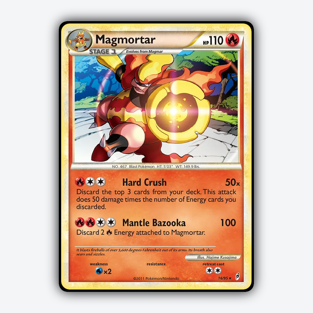 Magmortar 016/95 - Call of Legends Set - Card Rug