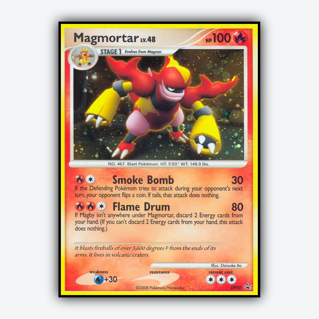 Magmortar DP020 - DP Black Star Promos Set - Card Rug