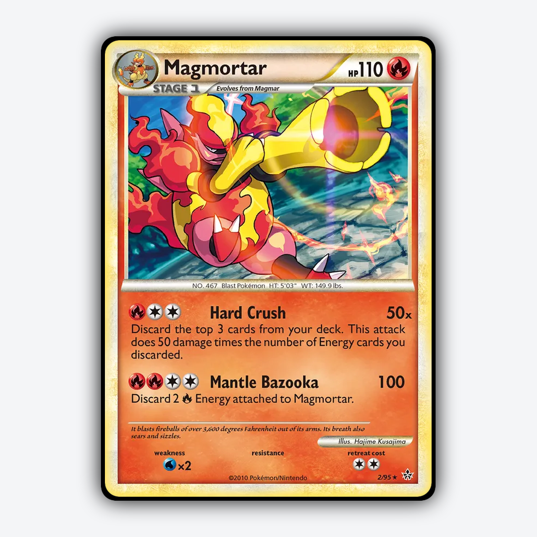 Magmortar 002/95 - HS—Unleashed Set - Card Rug