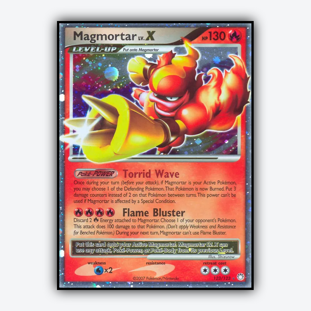Magmortar LV.X 123/123 - Mysterious Treasures Set - Card Rug