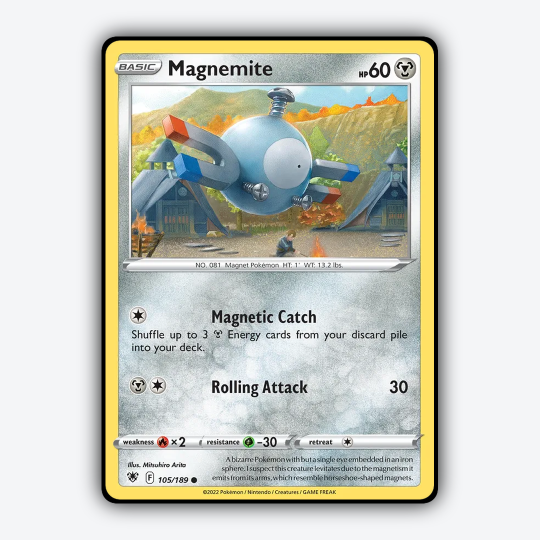 Magnemite 105/189 - Astral Radiance Set - Card Rug