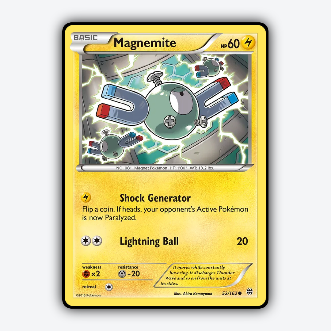 Magnemite 052/162 - BREAKthrough Set - Card Rug