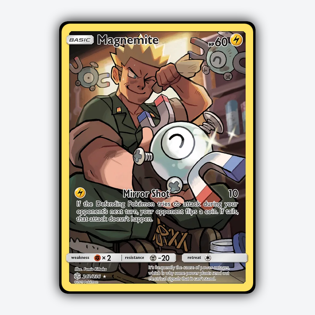 Magnemite 242/236 - Cosmic Eclipse Set - Card Rug