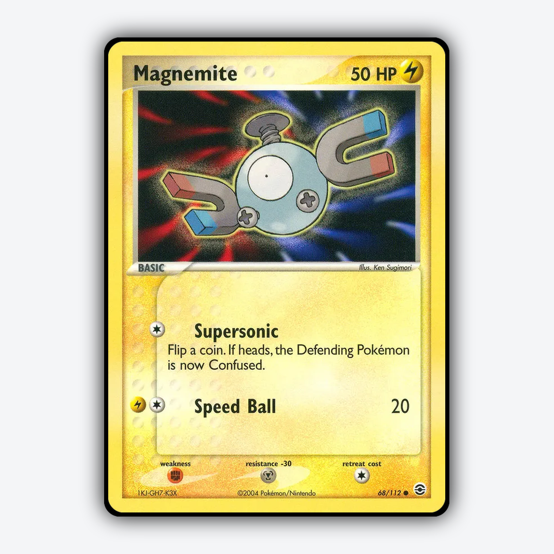 Magnemite 068/112 - FireRed & LeafGreen Set - Card Rug