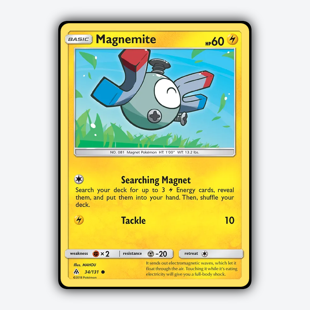 Magnemite 034/131 - Forbidden Light Set - Card Rug