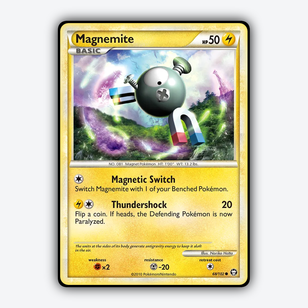 Magnemite 068/102 - HS—Triumphant Set - Card Rug