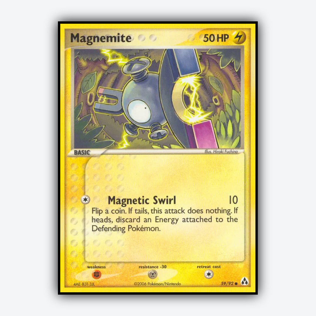 Magnemite 059/92 - Legend Maker Set - Card Rug