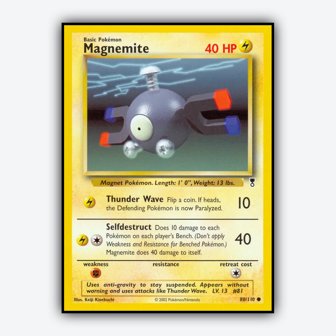 Magnemite 080/110 - Legendary Collection Set - Card Rug