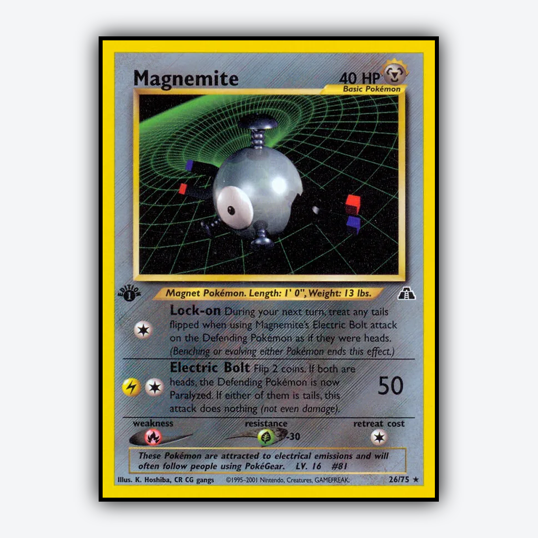 Magnemite 026/75 - Neo Discovery Set - Card Rug