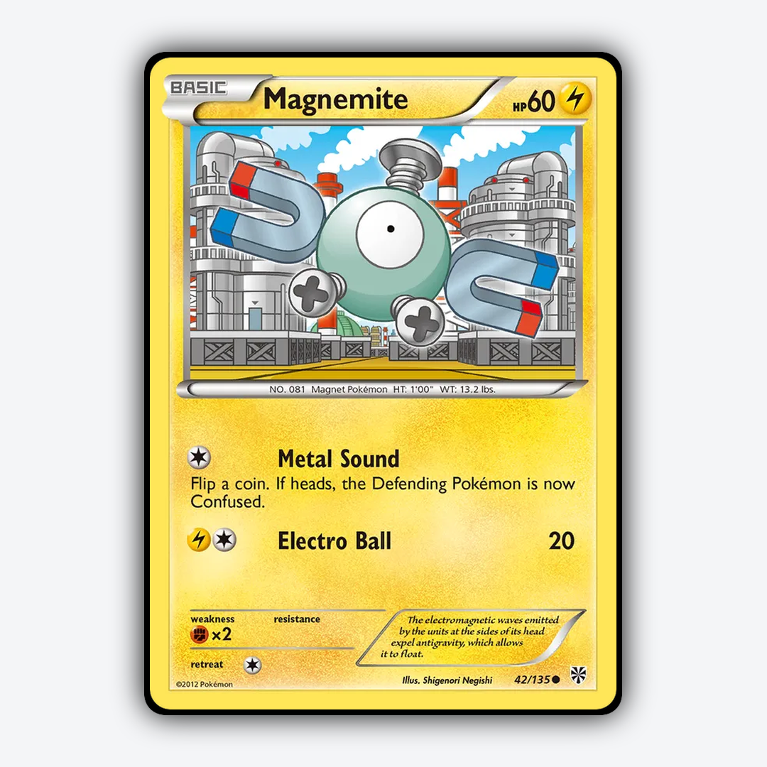 Magnemite 042/135 - Plasma Storm Set - Card Rug