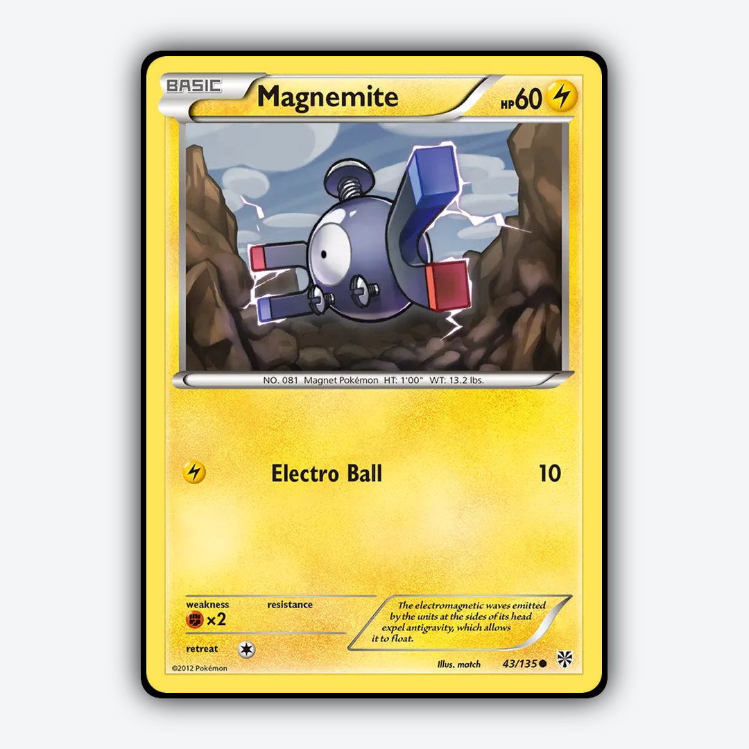 Magnemite 043/135 - Plasma Storm Set - Card Rug