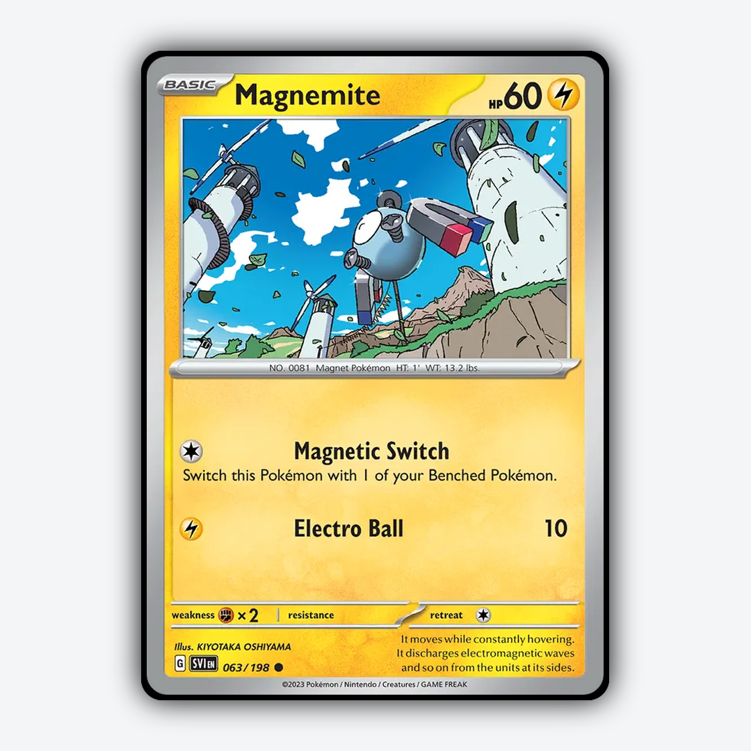 Magnemite 063/198 - Scarlet & Violet Set - Card Rug