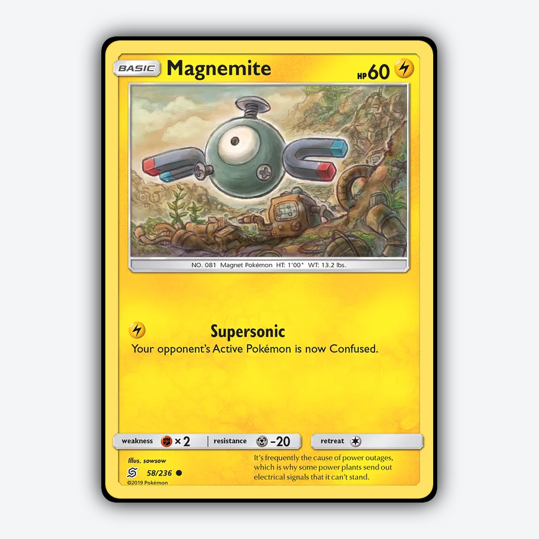 Magnemite 058/236 - Unified Minds Set - Card Rug