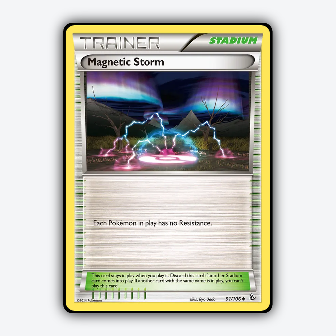 Magnetic Storm 091/106 - Flashfire Set - Card Rug