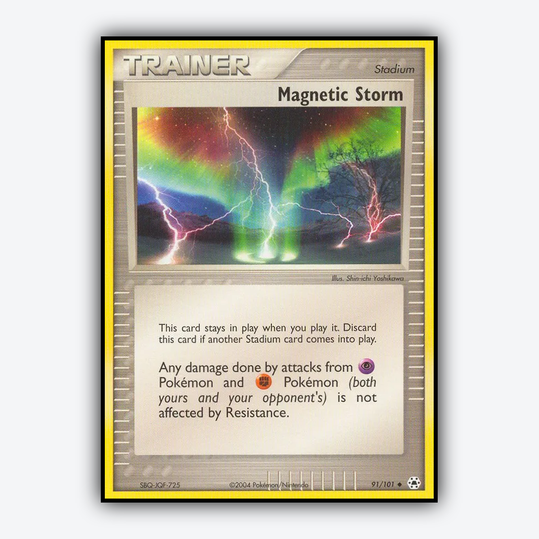 Magnetic Storm 091/101 - Hidden Legends Set - Card Rug