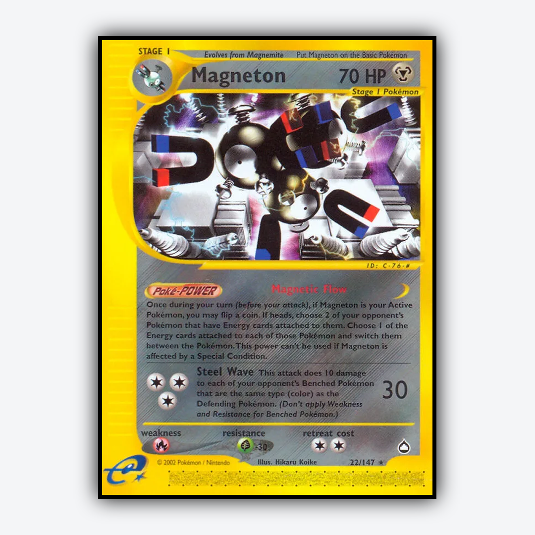 Magneton 022/147 - Aquapolis Set - Card Rug