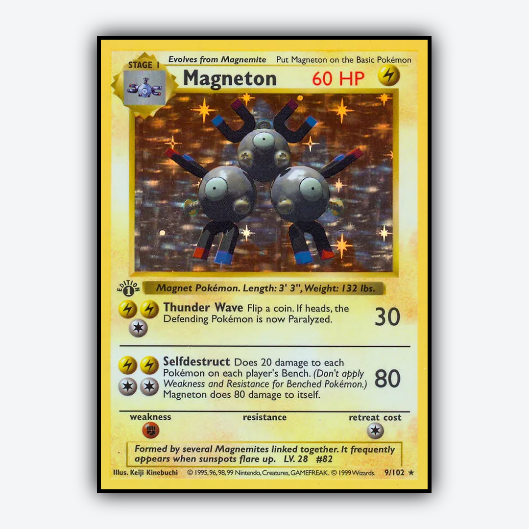Magneton #9 - Base Set - Card Rug