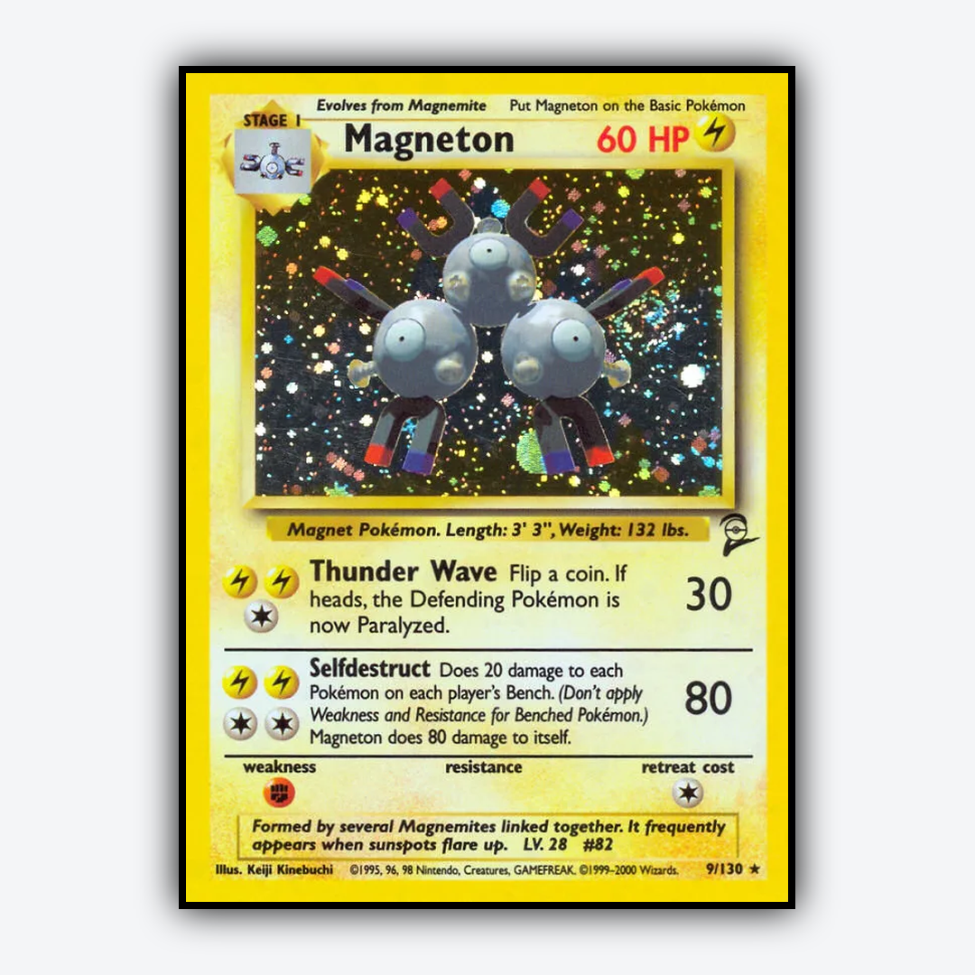 Magneton 009/130 - Base Set 2 Set - Card Rug
