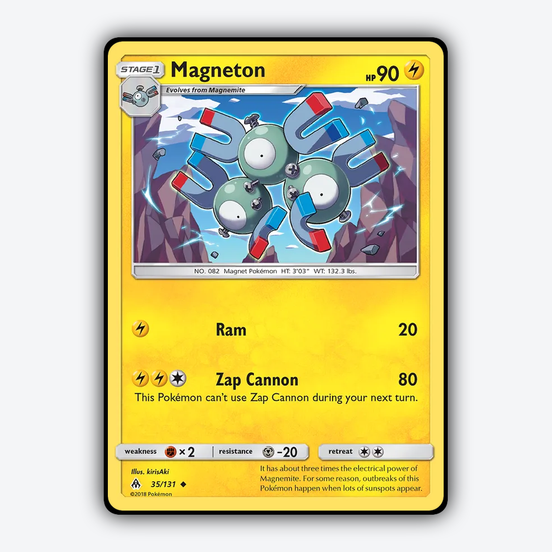 Magneton 035/131 - Forbidden Light Set - Card Rug