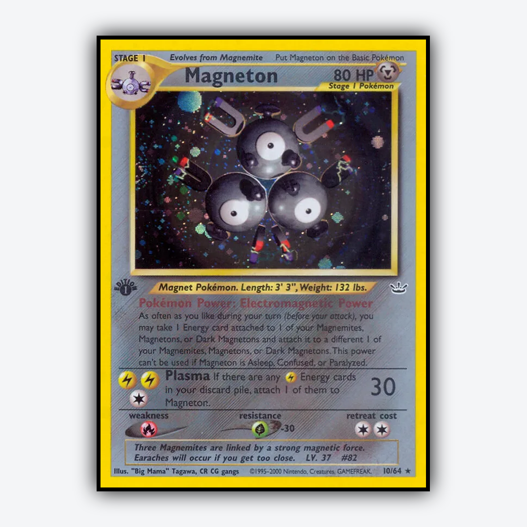 Magneton 010/64 - Neo Revelation Set - Card Rug