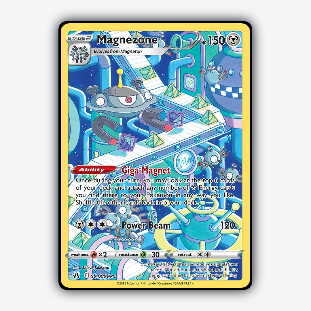 Magnezone #18 - Crown Zenith Set - Card Rug