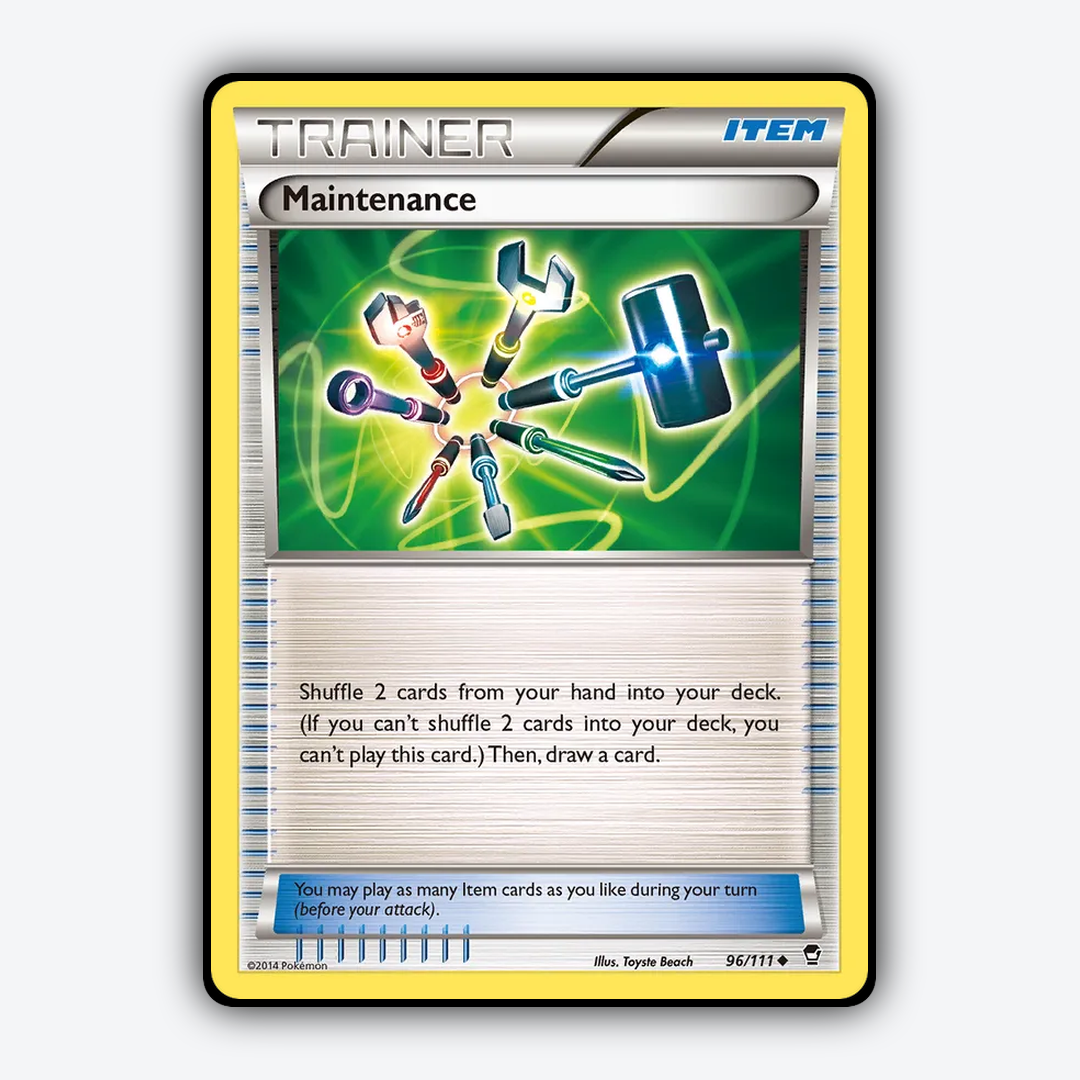 Maintenance 096/111 - Furious Fists Set - Card Rug