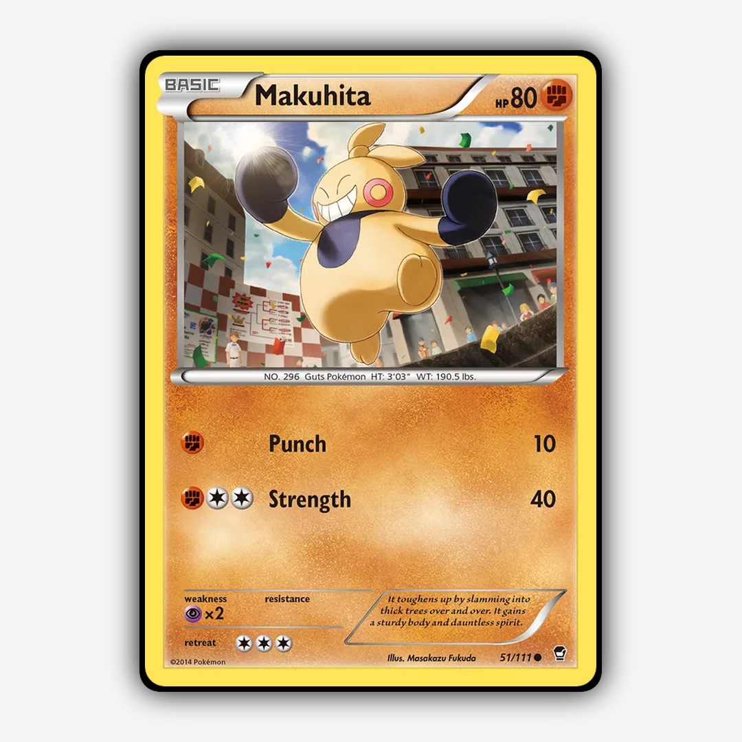 Makuhita 051/111 - Furious Fists Set - Card Rug