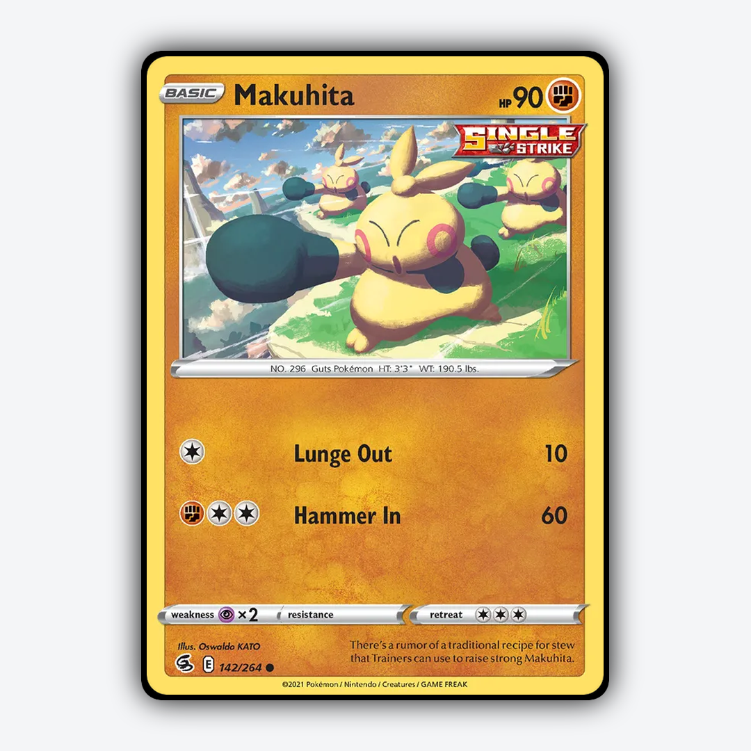 Makuhita 142/264 - Fusion Strike Set - Card Rug