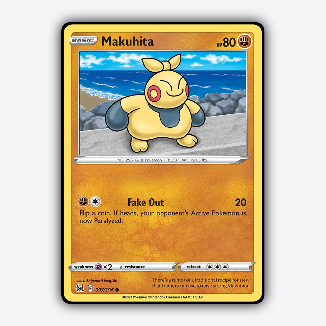 Makuhita 097/196 - Lost Origin Set - Card Rug