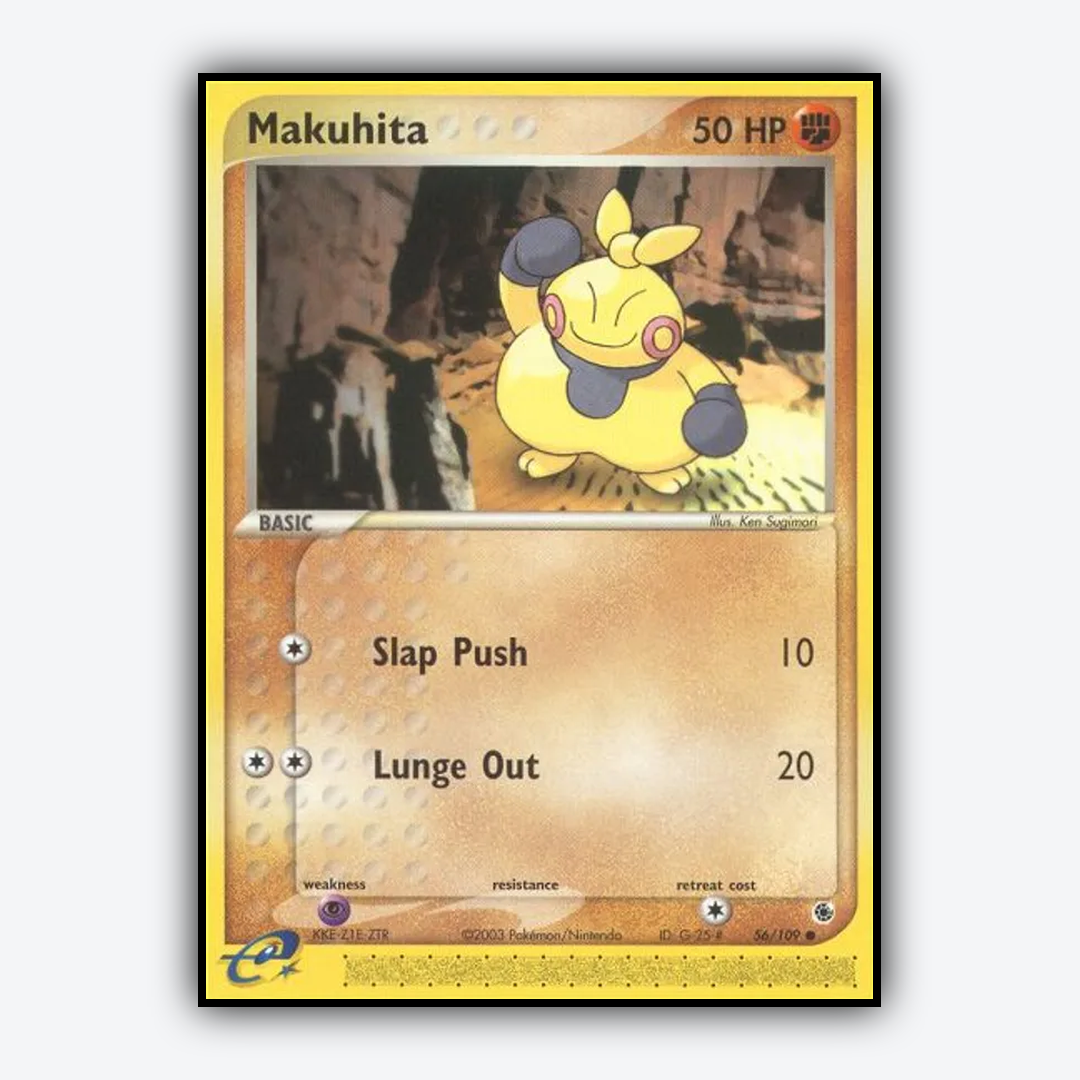 Makuhita 056/109 - Ruby & Sapphire Set - Card Rug