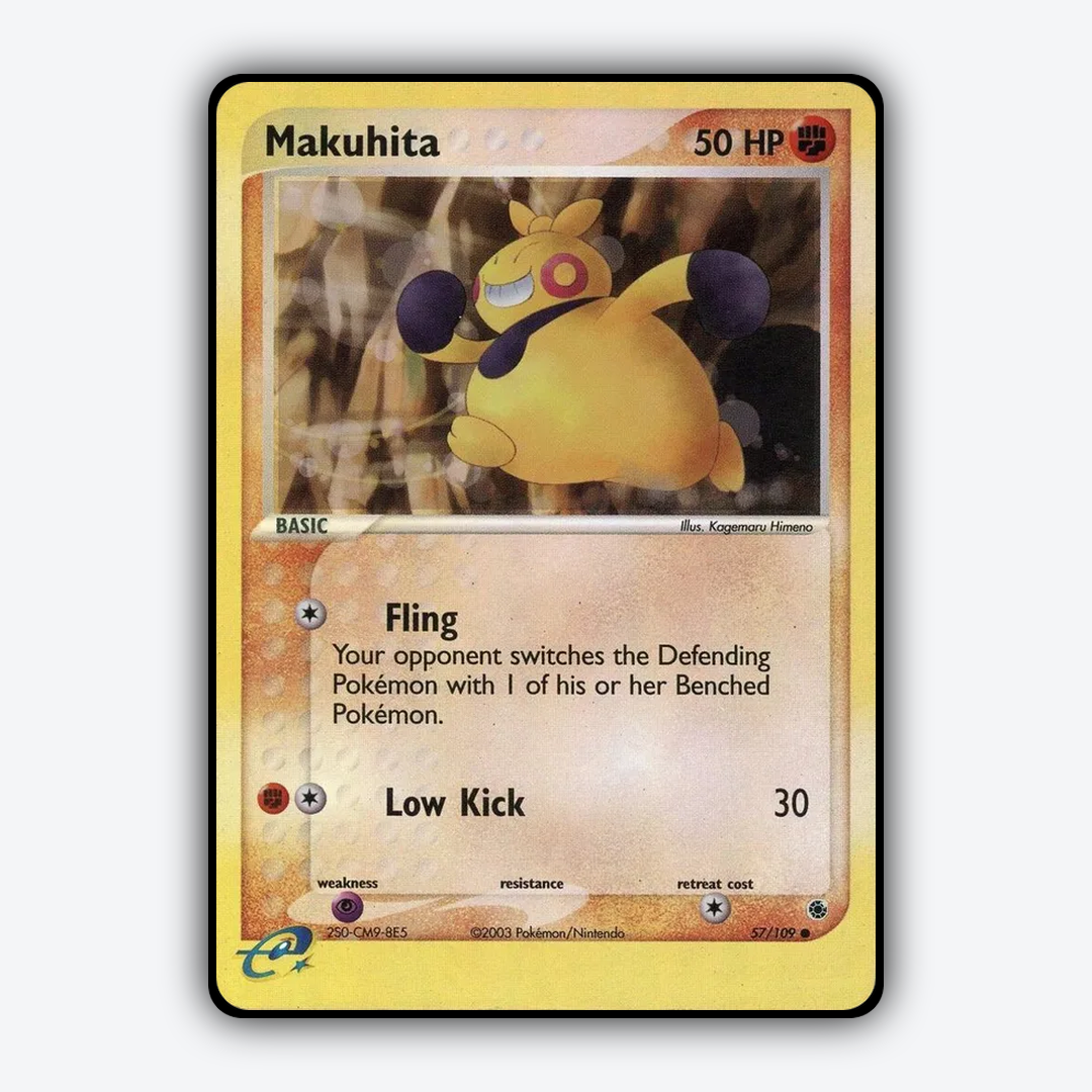 Makuhita 057/109 - Ruby & Sapphire Set - Card Rug