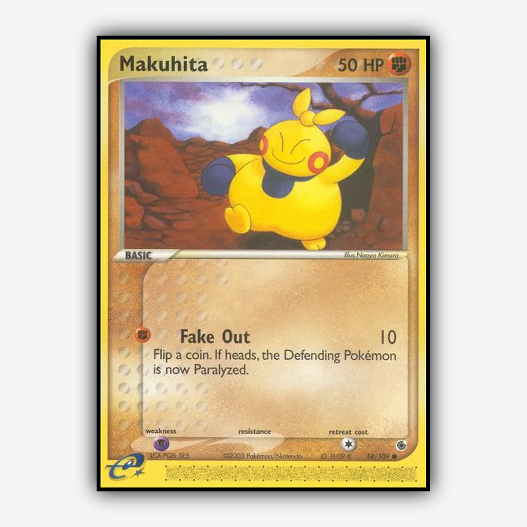 Makuhita 058/109 - Ruby & Sapphire Set - Card Rug