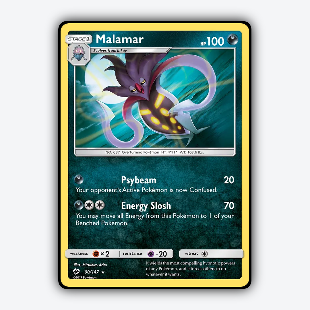 Malamar 090/147 - Burning Shadows Set - Card Rug