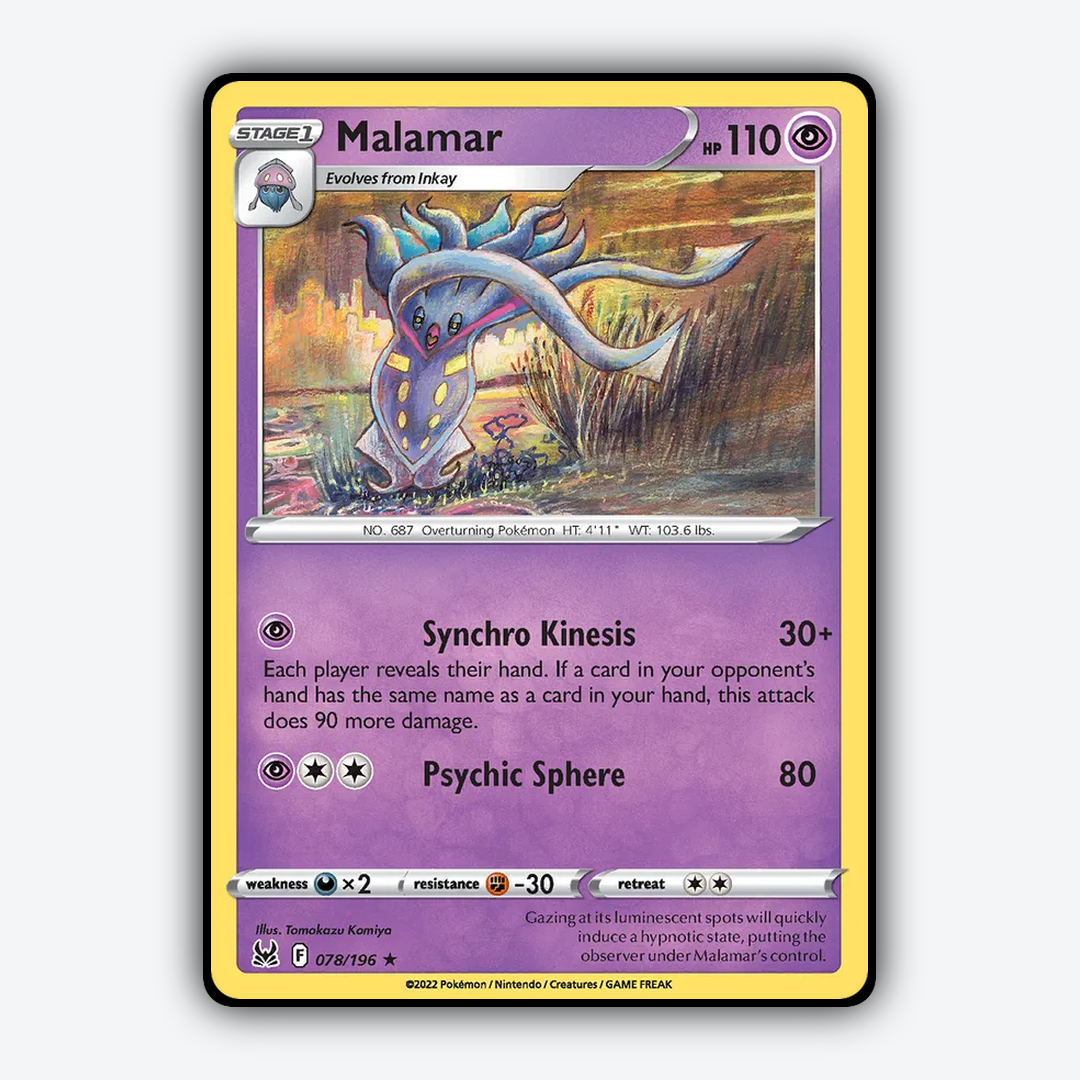 Malamar 078/196 - Lost Origin Set - Card Rug