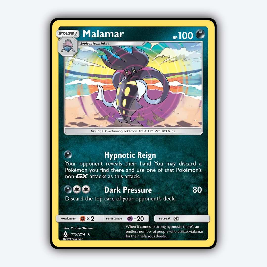 Malamar 119/214 - Unbroken Bonds Set - Card Rug
