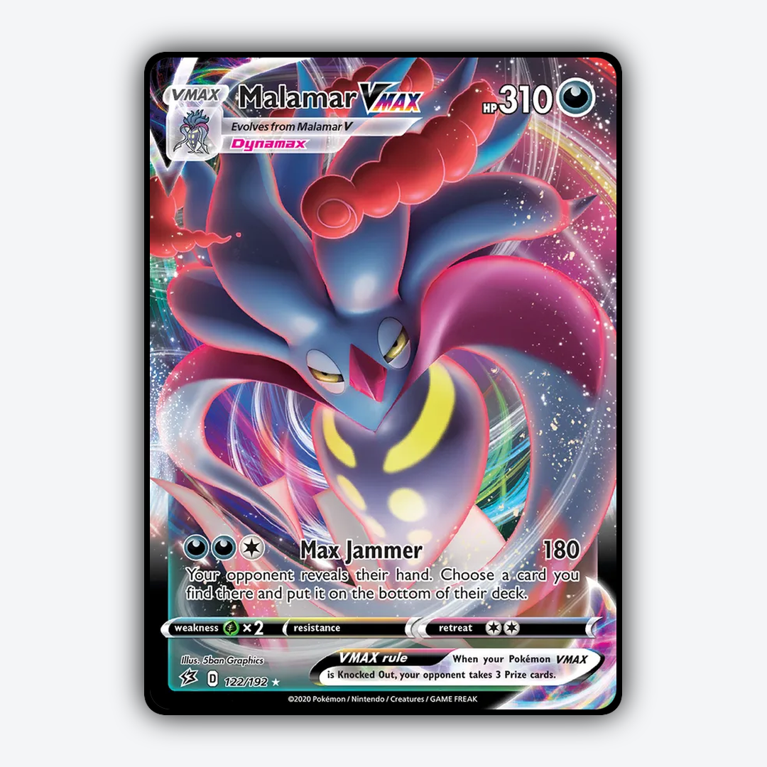 Malamar VMAX 122/192 - Rebel Clash Set - Card Rug