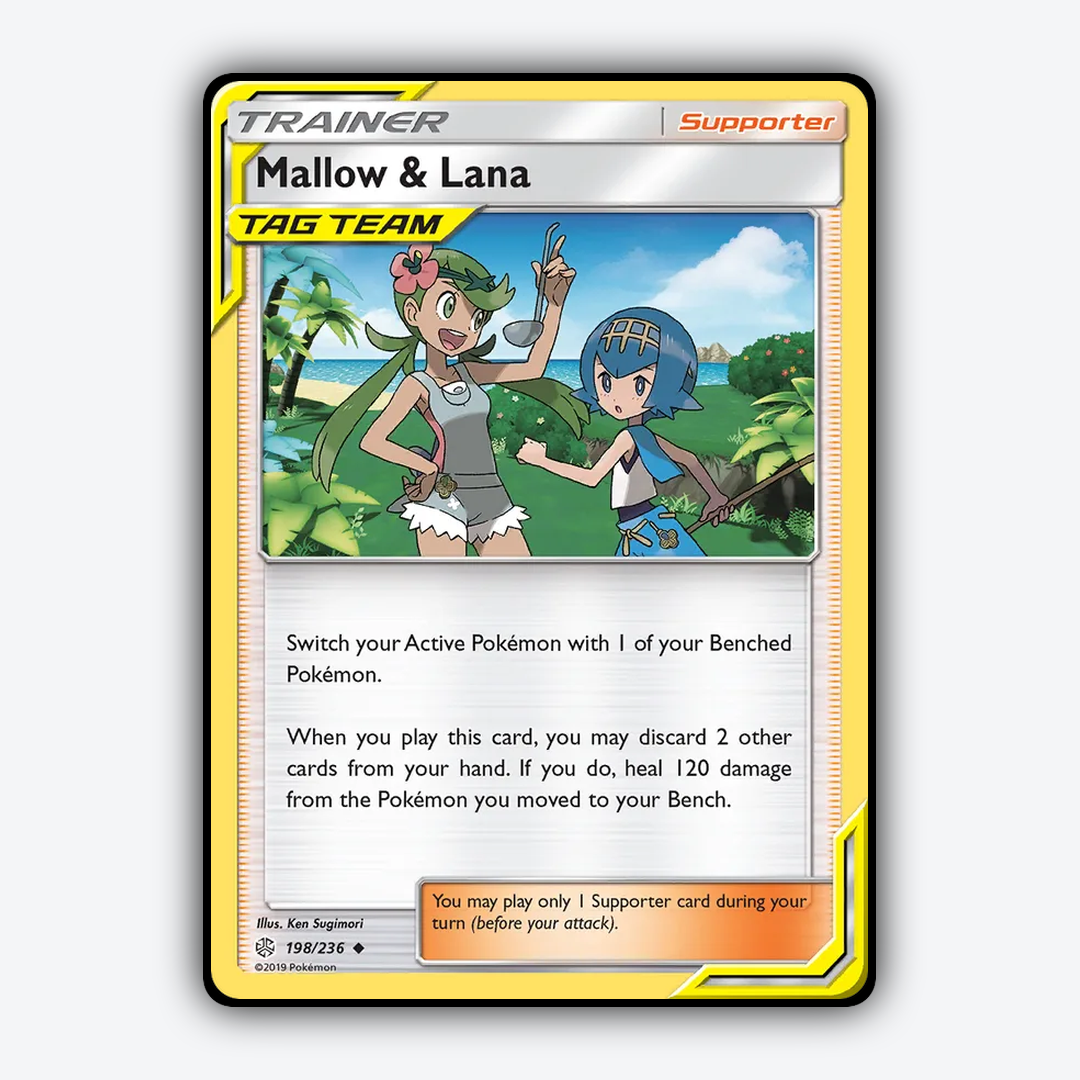 Mallow & Lana 198/236 - Cosmic Eclipse Set - Card Rug