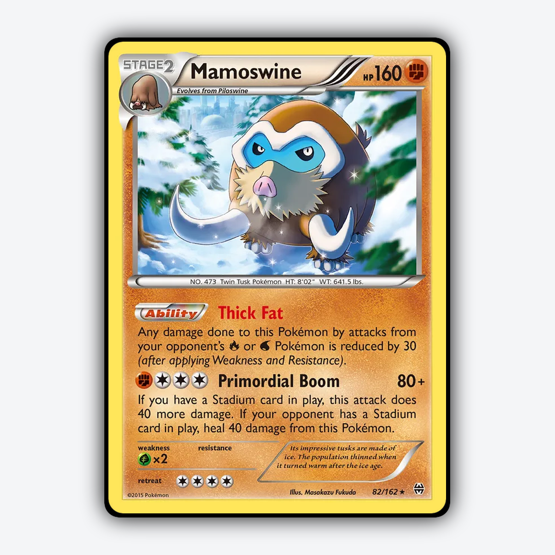Mamoswine 082/162 - BREAKthrough Set - Card Rug